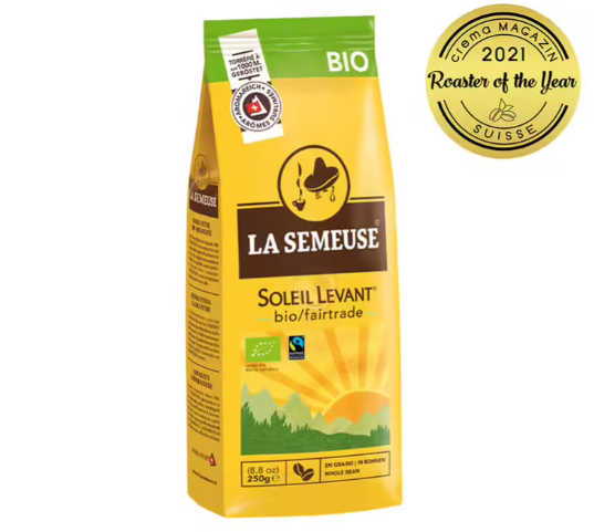 La Semeuse - Soleil Levant 100% Arabica - Bio-Kaffeebohnen 250 g