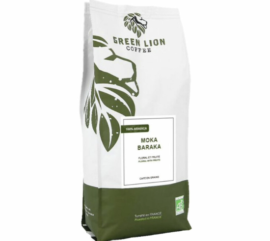 Green Lion Coffee - Moka Baraka - Bio-Kaffeebohnen 1 kg