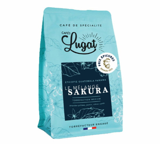 Cafés Lugat - Le Mélange Sakura - Kaffeebohnen 250 g