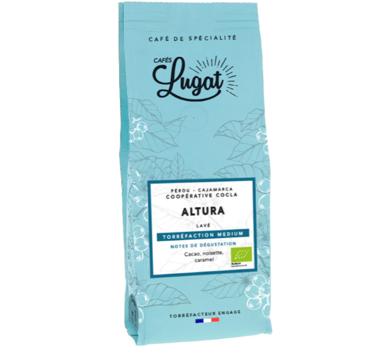 Cafés Lugat - Altura - Bio-Kaffeebohnen 250 g