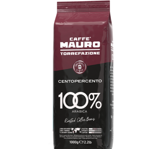 affè Mauro - 100% Arabica Centopercento - Kaffeebohnen