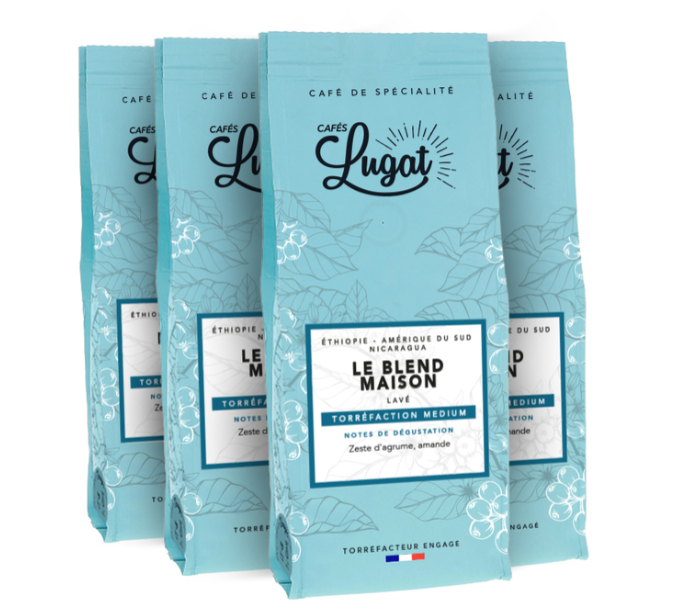 afés Lugat - Le Blend Maison Kaffeebohnen